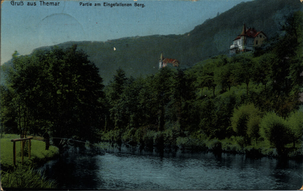 Partie am eingefallenen Berg