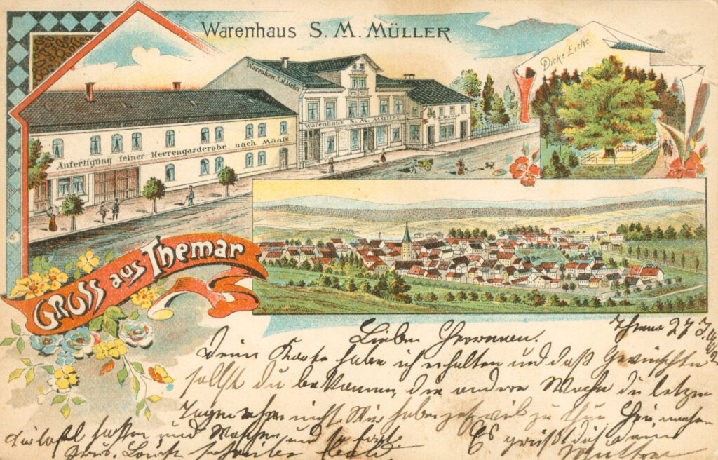 Gruss aus Themar Warenhaus S.M. Müller