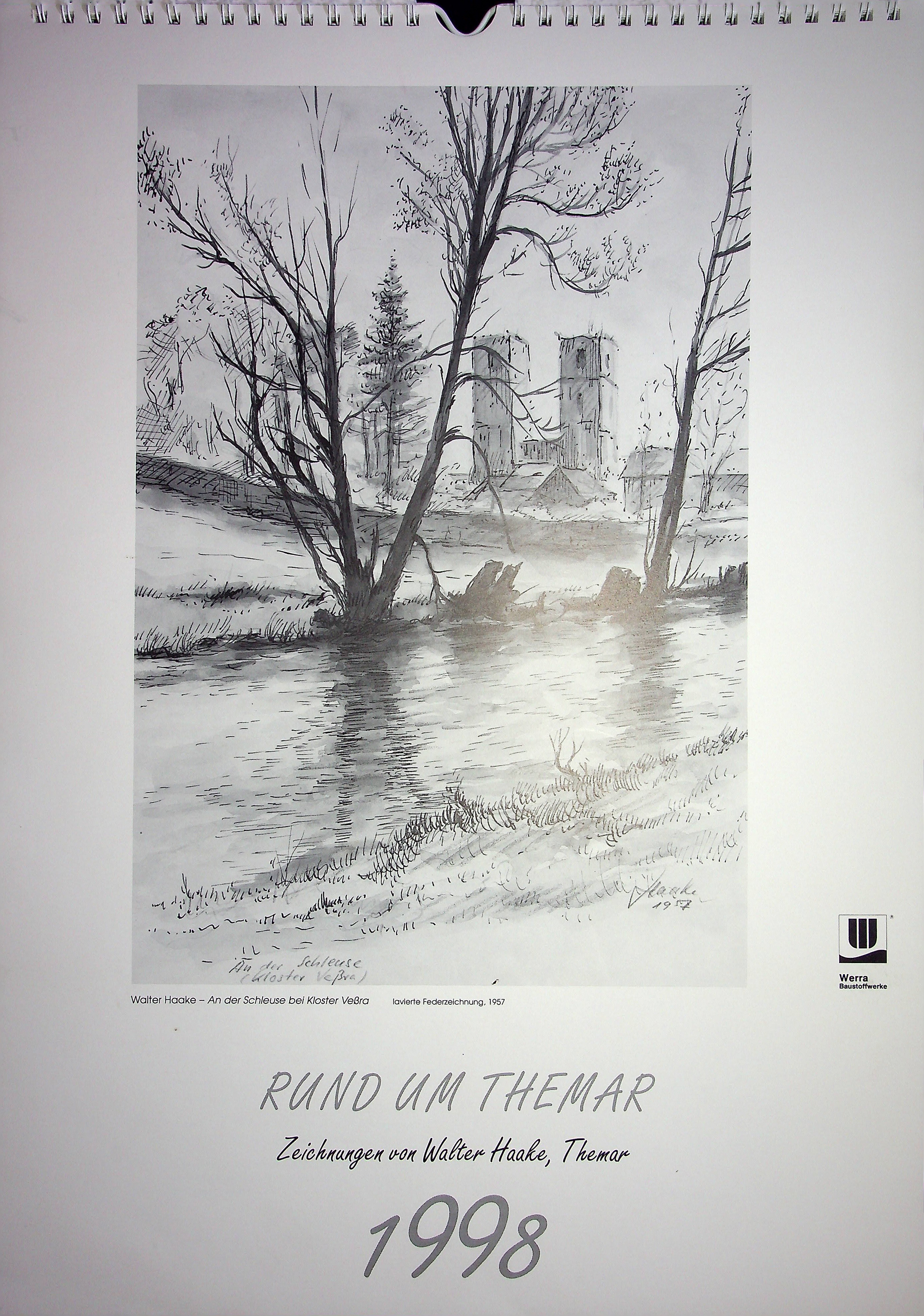 Walter Haake - An der Schleuse bei Kloster Vera