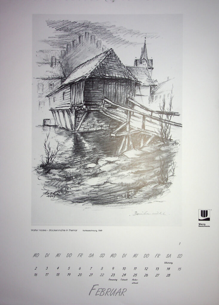 Walter Haake - Brückenmühle in Themar