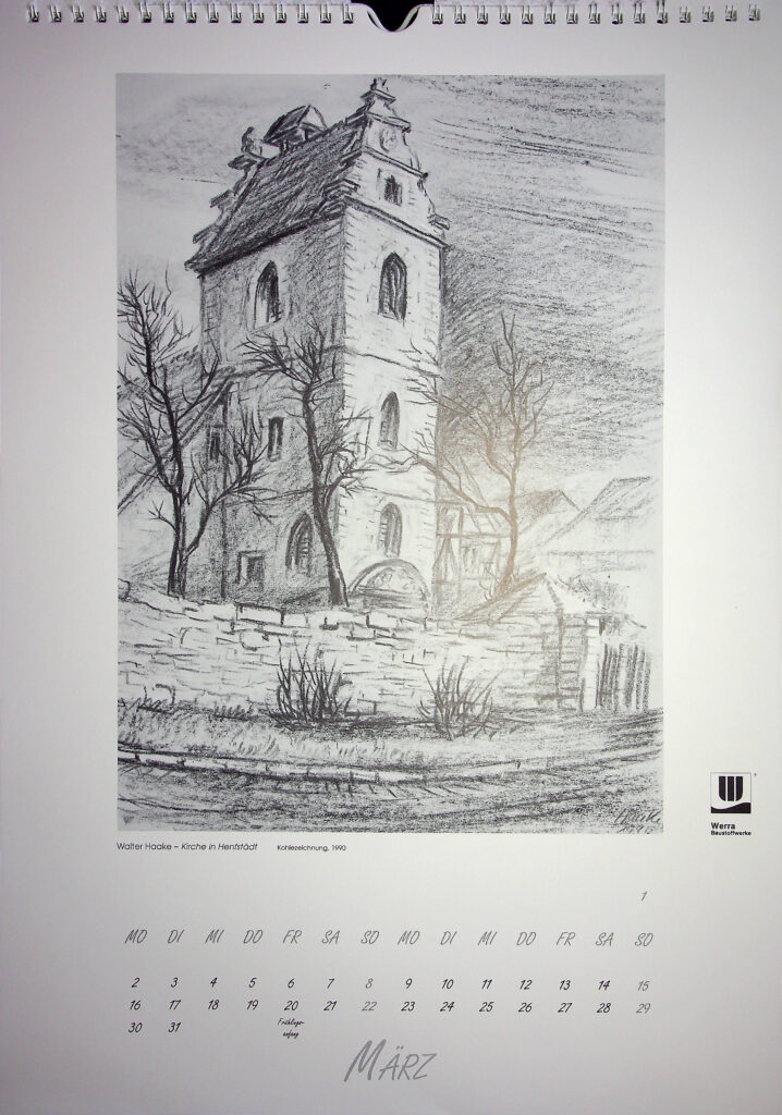 Walter Haake - Kirche in Henfstädt