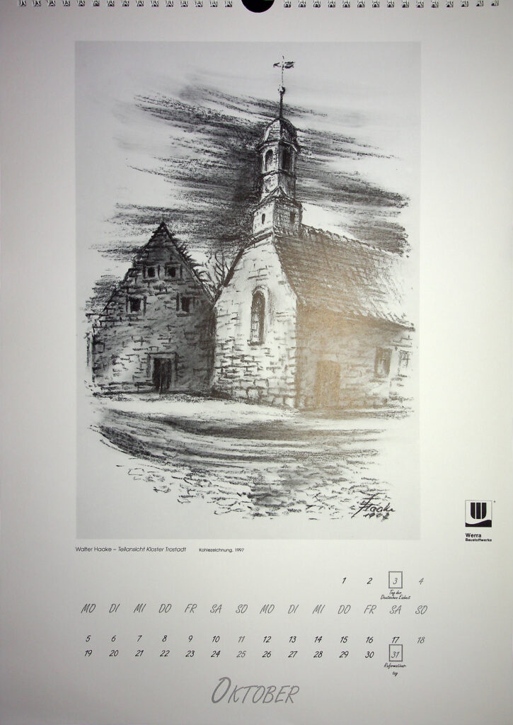 Walter Haake - Teilansicht Kloster Trostadt