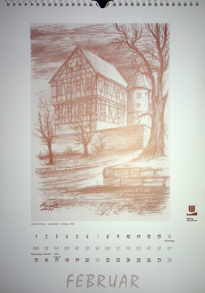 Walter Haake - Henfstädt - Schloss, 1995