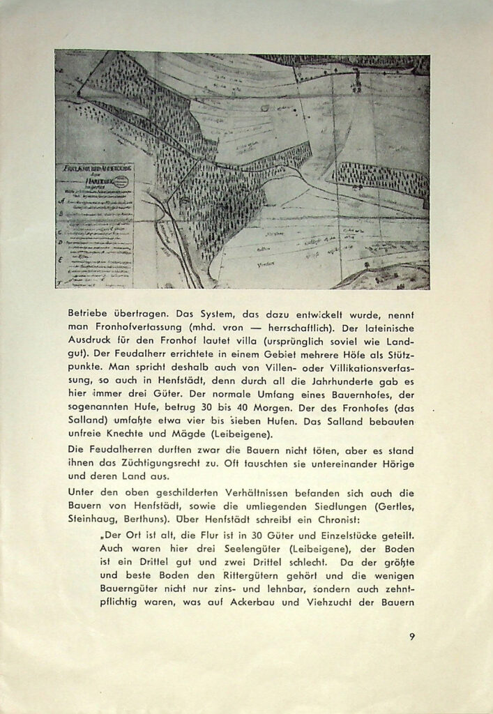 Festschrift zum Heimatfest der Gemeinde Henfstädt 1955